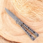 Нож-бабочка «Аргус», 17 см, клинок 69 мм/1 мм, серебристый - Фото 2