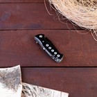 Нож складной полуавтоматический «Ёрш», клинок 7 см, черный - Фото 3