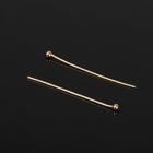 Штифт с шариком СМ-1103-13, 3 см, 50 г, (± 708 шт.), цвет золото - Фото 2