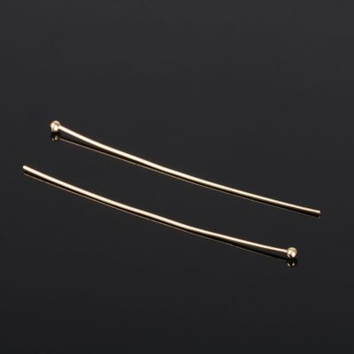 Штифт с шариком СМ-1103-10, 5 см, 50 г, (±465 шт.), цвет золото