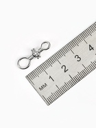 Замок-крючок с ответной частью «Крюк», 2 шт. цвет серебро - Фото 2