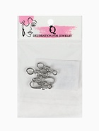 Замок-крючок с ответной частью «Крюк», 2 шт. цвет серебро - Фото 5