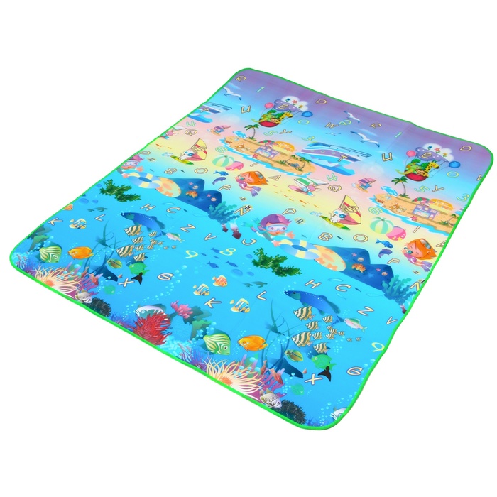 Игровой коврик для детей на фольгированной основе «Морское путешествие», размер 180х150x0, 5 см, Крошка Я - фото 1908325133