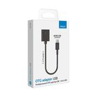 Кабель Deppa (72110) OTG адаптер USB - micro USB, черный,  0,15м - Фото 2