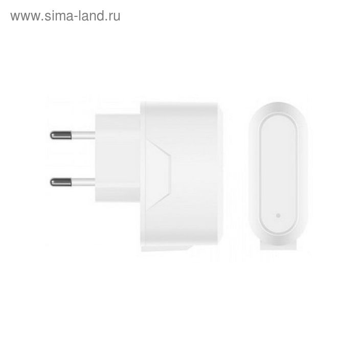 Зарядное устройство Prime Line (2312) 2 USB 2100 mA, белое - Фото 1