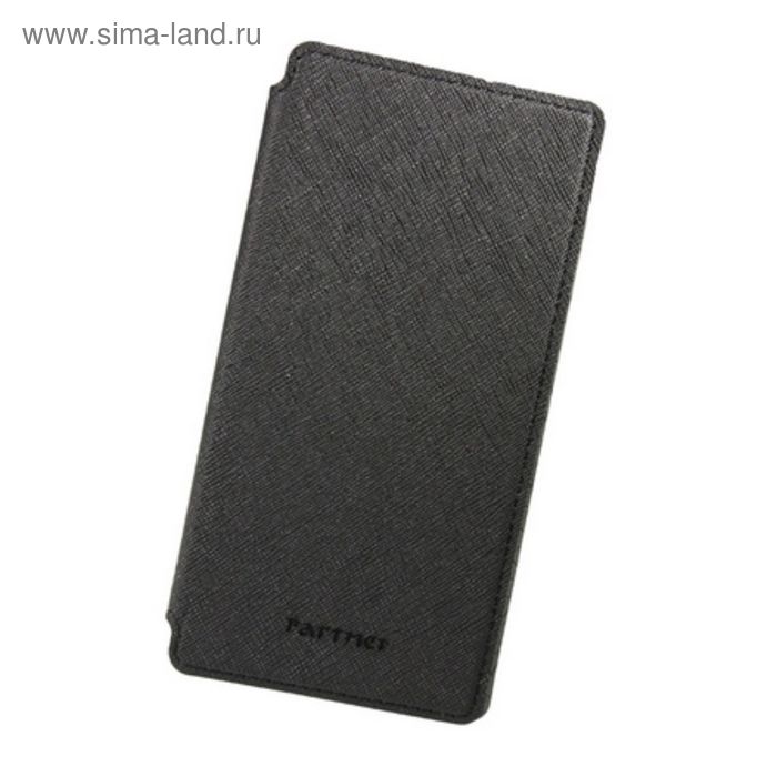 Чехол Partner Book-case 4,2", черный  (размер 6.9*13.0 см) - Фото 1