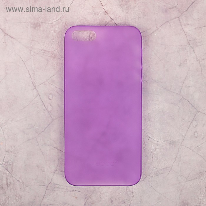Чехол-крышка DEPPA Sky Case iPhone 5/5S/SE, 0,3 мм, фиолетовый - Фото 1