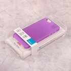 Чехол-крышка DEPPA Sky Case iPhone 5/5S/SE, 0,3 мм, фиолетовый - Фото 3