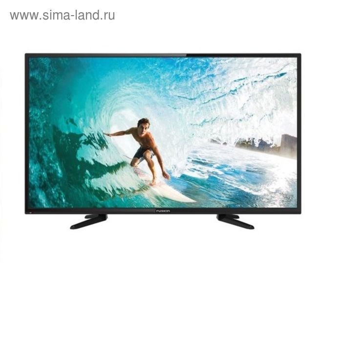 Телевизор Fusion FLTV-40H110T, LED, 40", черный - Фото 1