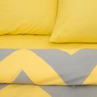 Постельное бельё 2-спальное «Этель. Желтый шеврон», поплин - Фото 4
