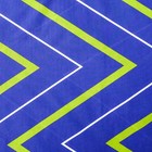 Постельное бельё 2-спальное «Этель. Зелёно-синие зигзаги», поплин - Фото 5