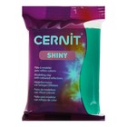 Полимерная глина запекаемая, Cernit Shiny, 56 г, с цветной слюдой, переливающийся, зелёная, №600 - Фото 1