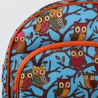 Рюкзак детский на молнии, 1 отдел, наружный карман, цвет голубой/разноцветный - Фото 4
