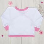 Кофточка детская "Любимая малышка", рост 68-74 см, 6-9 мес (24 р-р), кулирная гладь - Фото 2