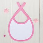 Слюнявчик "Любимая малышка", 100% хл., интерлок - Фото 2