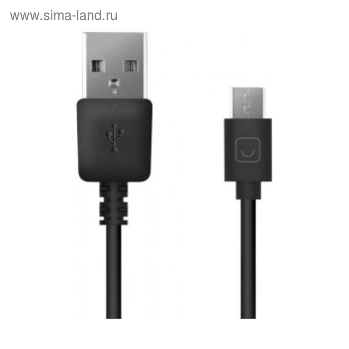 Кабель Prime Line (7208) USB-micro, USB черный, 2 метра - Фото 1