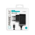 Зарядное устройство Prime Line (2309) micro USB 2100 mA, черное - Фото 3