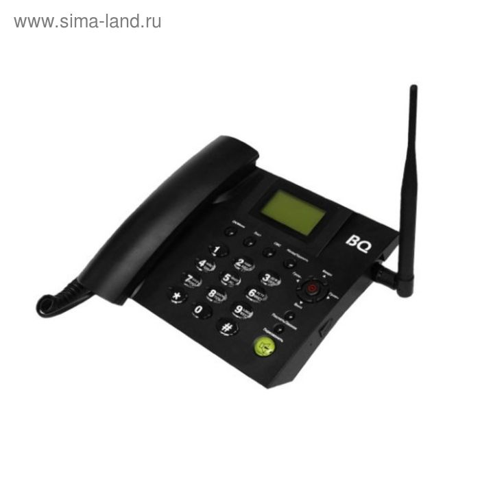 Телефон BQ BQD-2052 Point, стационарный GSM, черный - Фото 1