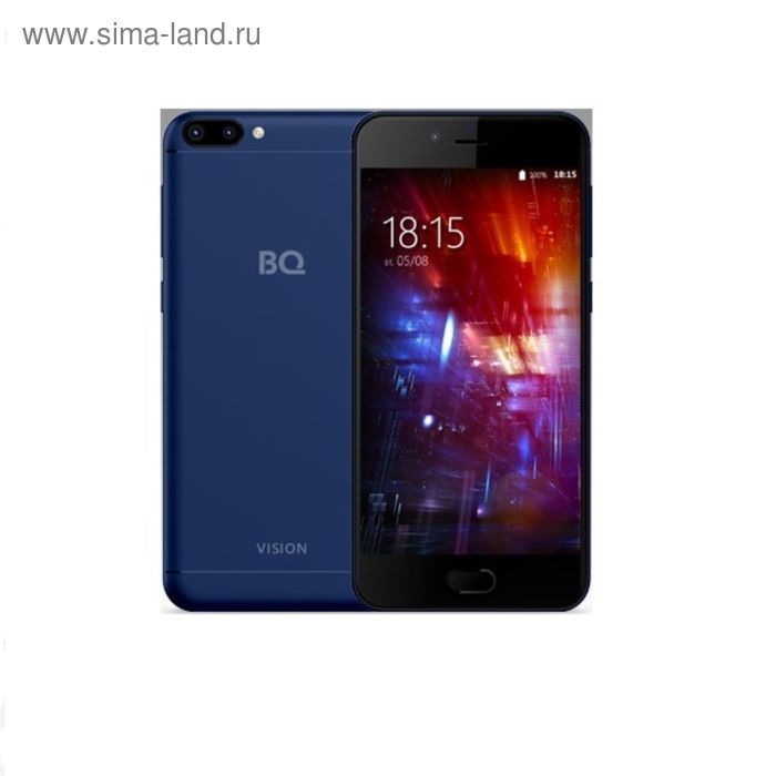 Смартфон BQ S-5203 Vision, синий - Фото 1