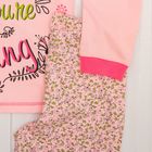 Пижама для девочки, рост 140 см, цвет розовый - Фото 4