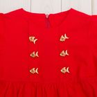 Платье для девочки, рост 110-116 см, цвет красный - Фото 2