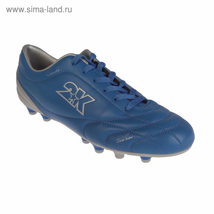 Бутсы футбольные Sport Corado, размер 45, цвет синий/серебро - Фото 1