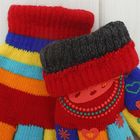 Перчатки детские двуслойные Collorista "Клубничка", размер 16 (р-р произв. 8), цвет красный - Фото 3
