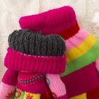 Перчатки детские двуслойные Collorista "Клубничка", размер 18 (р-р произв. 9), цвет розовый - Фото 3