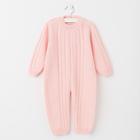 Комбинезон детский «Бусинка», рост 62-68 см, цвет розовый - Фото 2