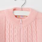 Комбинезон детский «Бусинка», рост 62-68 см, цвет розовый - Фото 3