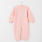 Комбинезон детский «Бусинка», рост 62-68 см, цвет розовый - Фото 4