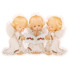 Сувенир световой пластик "Три ангелочка поют" 13х8,5х3,5 см - Фото 3