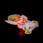 Сувенир световой пластик "Ангелочек с барашком" 15х10,5х3,5 см - Фото 2