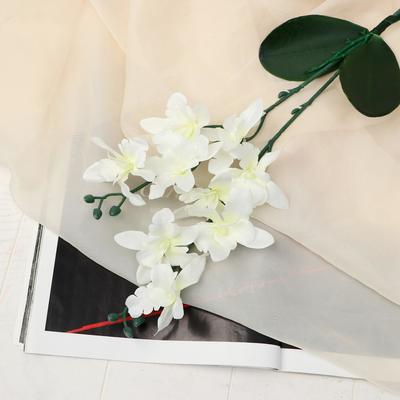 Цветы искусственные "Орхидея Фаленопсис мультифлора" 6*37 см, белый