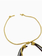 Браслет кожа «Цветок» с бусинами, 3 нити, цветной, d=5 см - Фото 3