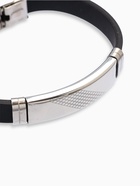 Браслет унисекс «Стиль» прямоугольник с узором, цвет чёрный с серебром, 22 см - Фото 3