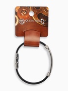 Браслет со стальной вставкой «Унисекс. Стиль», L=22 см, чёрный с серебром - Фото 7