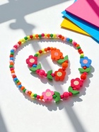 Набор детских украшений Выбражулька «Цветочное настроение», 2 предмета: бусы, браслет d=6 см МИКС - Фото 9