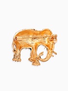 Брошь «Слон индийский», цвет красно-серый в золоте - Фото 3