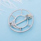 Брошь «Якорь», цвет серебристо-золотой - Фото 2