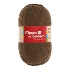 Пряжа "Шотландский твид" 100% шерсть 360м/100гр (3345, меланж (зел.-беж.)) - Фото 2