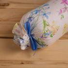 Валик «Цветочный» для бани и сауны, стружка можжевельника, тик - Фото 6