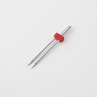 Игла для бытовых швейных машин, двойная, универсальная, №90/3 - Фото 3