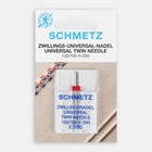 Игла для бытовых швейных машин, двойная, универсальная, №80/2,5 - Фото 2