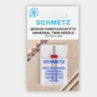 Игла для бытовых швейных машин, двойная, универсальная, №90/4 - Фото 2