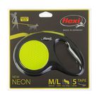 Рулетка Flexi Neon New Classic М-L (до 50 кг) лента 5 м - Фото 2