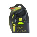 Рулетка Flexi New Neon L (до 50 кг) лента 5 м - Фото 1