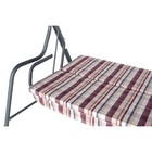 Качели садовые «Карибы», 209×142×155 см, максимальная нагрузка 300 кг, винные - Фото 4