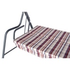 Качели садовые «Карибы», 209×142×155 см, металл, 3-местные, винные - Фото 7