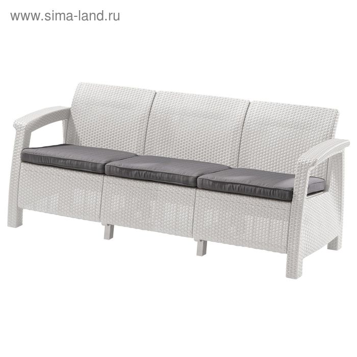 Диван Love Seat Max, цвет белый - Фото 1